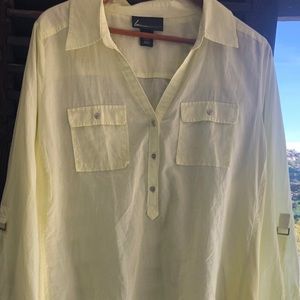 Lane Bryant’s Cute & Casual Yellow Button Up.18/20